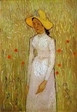 Haga click para ver la imagen ampliada 1890 fille habillee de blanc.jpg